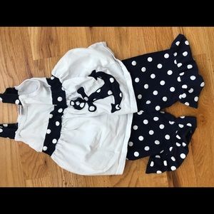 Summer sunsuit with anchor appliqué size 3t